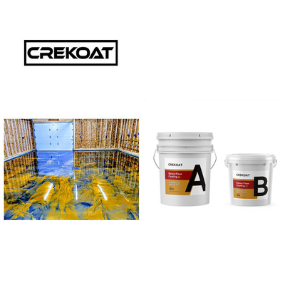 Không có đối thủ Bàn bếp kim loại Epoxy sàn phủ không VOC Không liền mạch xây dựng cao