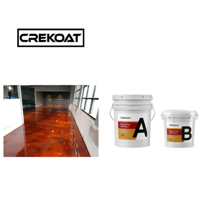 Màu sắc tố hai thành phần Epoxy sơn không may Epoxy sàn sơn cuộn có thể làm sạch
