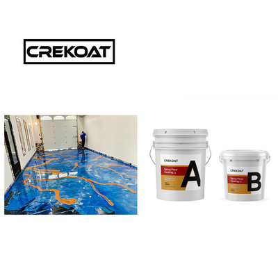 Sơn sàn Epoxy kim loại đánh bóng Sơn sàn Epoxy chống xói liền mạch