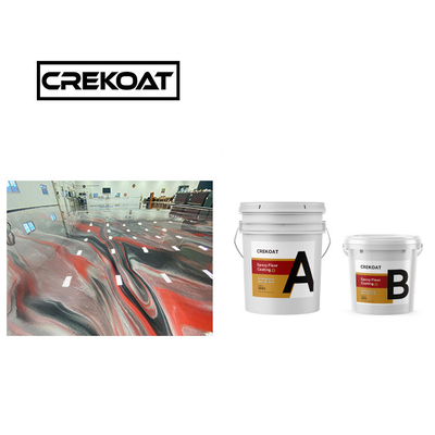 100% chất rắn cao xây dựng lớp phủ epoxy kim loại 3mm kháng khuẩn