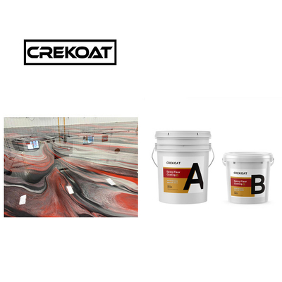 Lớp phủ sàn Epoxy kim loại không mùi phủ lớp phủ Epoxy đá cẩm thạch xịt