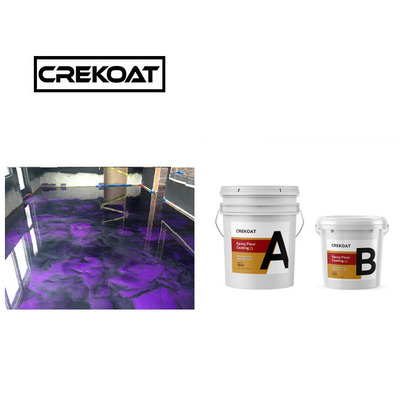 Topcoats Khô nhanh Epoxy nhựa phủ sàn sơn High Gloss kim loại