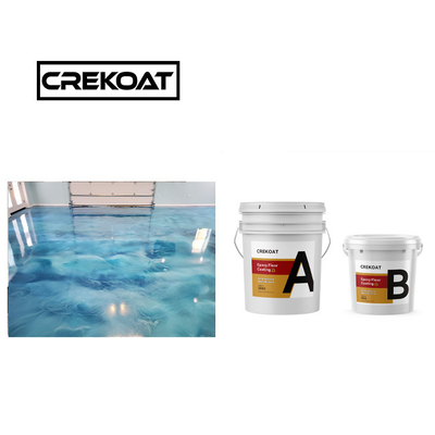 Lớp phủ nhựa epoxy tinh thể tinh khiết không liền mạch không có VOC 100% chất rắn