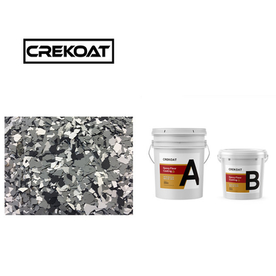 Lớp phủ nhựa epoxy tinh thể tinh thể / sơn 1mm Urethane bền mạnh