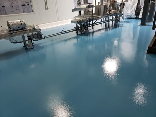 Topcoat Industrial Polyurethane Floor Coating Semi Gloss Sơn sàn chống nước