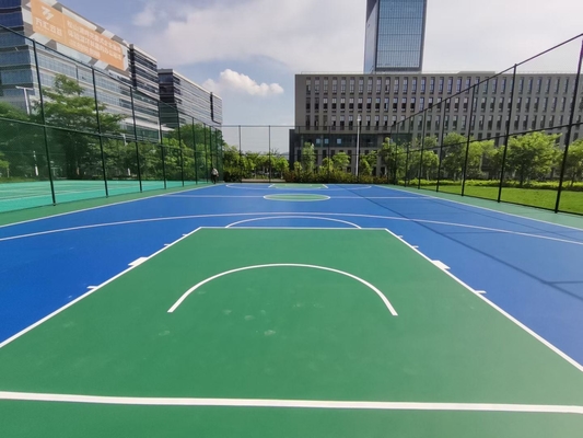 Hỏa chống bóng rổ sân tennis sàn sơn Acrylic liền mạch