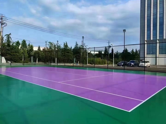 Granules Basketball Floor Coating 13mm Tennis Court Lớp phủ cao su