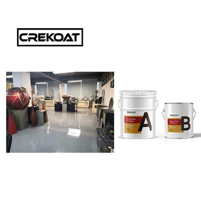 1mm Lớp phủ sàn epoxy cao bóng nhẹ Sơn sàn bền Màu sắc rắn