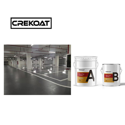 Lớp phủ sàn PU Urethane cứng Độ ổn định UV linh hoạt Hai thành phần dựa trên nước
