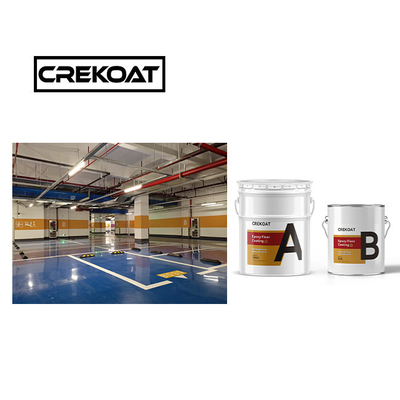Sơn sàn Epoxy dựa trên nước thấp VOC Epoxy sàn trên lớp phủ mùi thấp