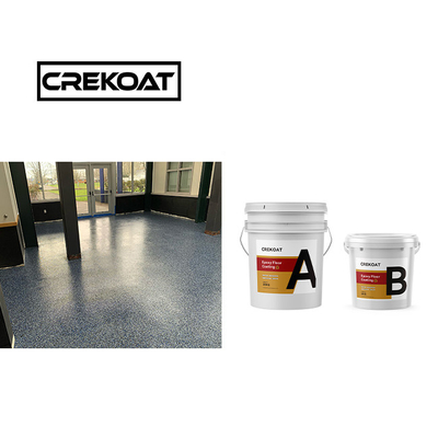 Lớp phủ sàn polypartic aliphatic Solid Zero VOC Polymer Concrete Lớp phủ