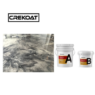 Crekoat trang trí bê tông kim loại lớp phủ sàn epoxy 3mm cứng liền mạch