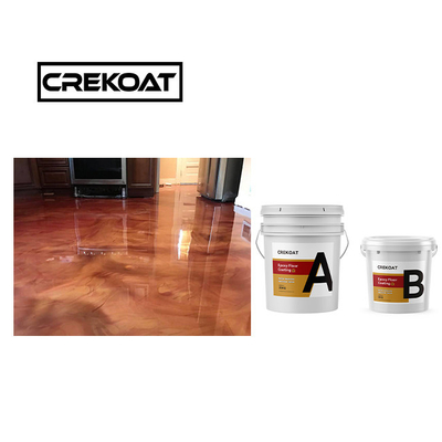 Màu sắc màu epoxy kim loại cứng lớp phủ sàn không độc hại Epoxy Paint miễn phí VOC
