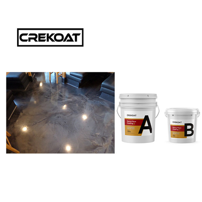 Nacreous High Gloss Metallic Epoxy Floor Coating Sự ổn định ngoại hình