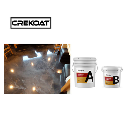 100% chất rắn đá cứng kim loại Epoxy sàn phủ dung môi dựa trên 1mm