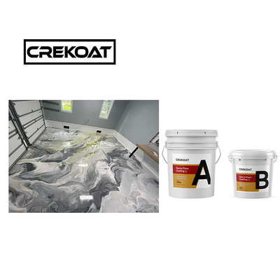 Không có đối thủ Bàn bếp kim loại Epoxy sàn phủ không VOC Không liền mạch xây dựng cao