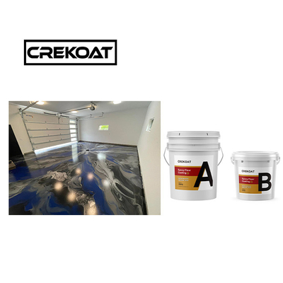 Độ nhớt Sơn sàn bằng vàng kim loại 1mm Đen Epoxy phủ sàn liền mạch