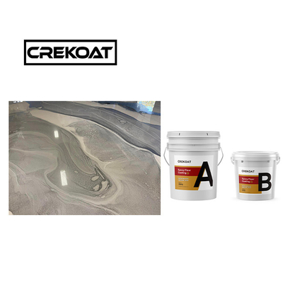 100% chất rắn đá cứng kim loại Epoxy sàn phủ dung môi dựa trên 1mm