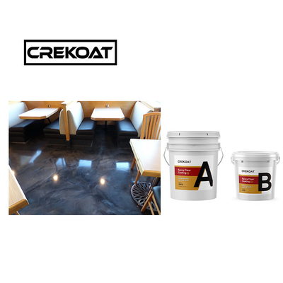 Màu sàn epoxy chống nước tinh thể tinh thể 1mm chống trượt lớp phủ epoxy không có VOC