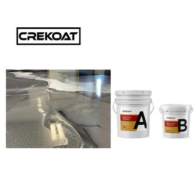 Màu sàn epoxy chống nước tinh thể tinh thể 1mm chống trượt lớp phủ epoxy không có VOC