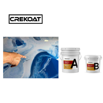 Lớp phủ sàn epoxy kim loại tinh khiết không chứa dung môi