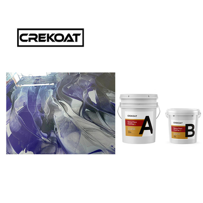 Crekoat trang trí bê tông kim loại lớp phủ sàn epoxy 3mm cứng liền mạch