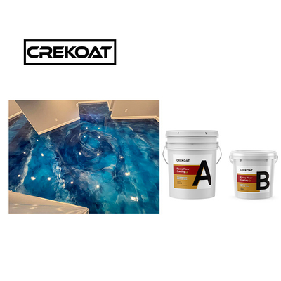 Crekoat trang trí bê tông kim loại lớp phủ sàn epoxy 3mm cứng liền mạch