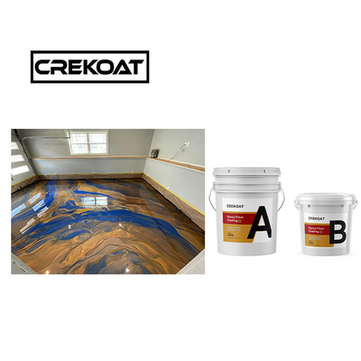 Cọp hai gói sơn sàn epoxy cứng hóa chất kháng Epoxy sơn bóng