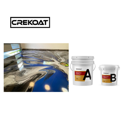 Cọp hai gói sơn sàn epoxy cứng hóa chất kháng Epoxy sơn bóng