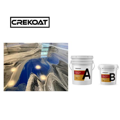 3mm đá cẩm thạch kim loại Epoxy sàn phủ Không bong bóng Sức mạnh nhanh
