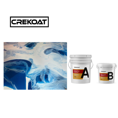 Đồng cao độ bóng kim loại epoxy sơn bê tông lớp phủ 3mm 100% chất rắn cao