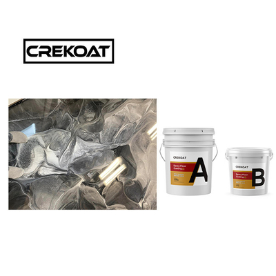 Lớp phủ nhựa epoxy tinh thể tinh khiết không liền mạch không có VOC 100% chất rắn