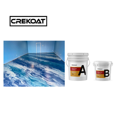 Basecoat Clear Metallic Epoxy Floor Coating Độ nhớt có thể làm sạch