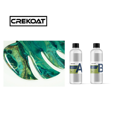 Crystal Clear Epoxy Resin Art Kit Craft Self Leveling Easy Mix tỷ lệ 1:1