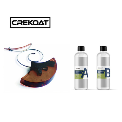 Crystal Clear Epoxy Resin Art Kit Craft Self Leveling Easy Mix tỷ lệ 1:1