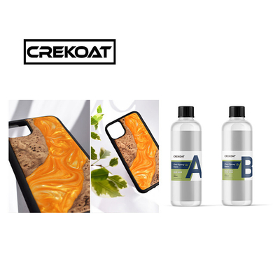 Nhựa epoxy độ nhớt thấp lớp phủ rõ ràng màu vàng nhọn chống nhiệt nhựa rõ ràng