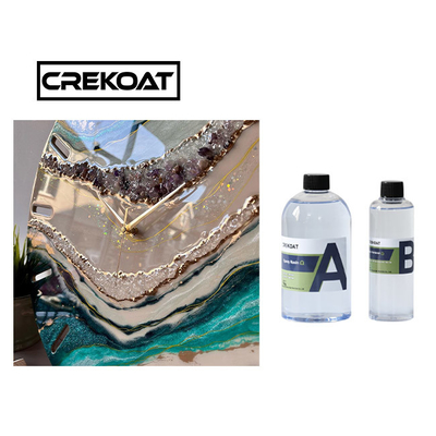 Mặt bàn chống tia cực tím mạnh trong suốt bằng nhựa Epoxy siêu trong suốt