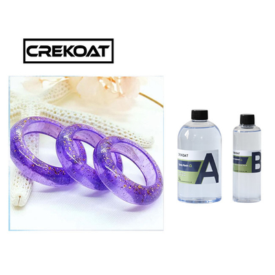 2 Phần cấp thực phẩm Crystal Clear Casting Epoxy Art Resin Không bắt lửa