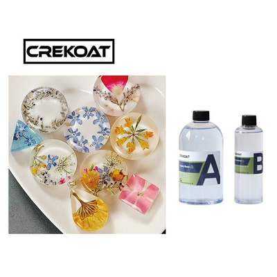 Đồ trang sức nghệ thuật có mùi thấp Nhựa Epoxy Bảo dưỡng nhanh Pha lê Thủy tinh trong suốt Giống như Kết thúc