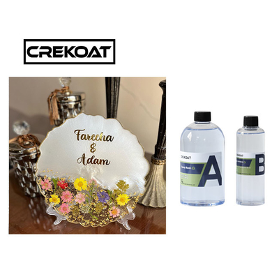 Crystal Clear Hardener Epoxy Resin cho Bars Đúc trang sức nghệ thuật trên bàn