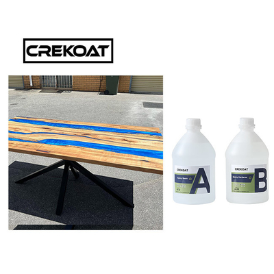 Nhựa Epoxy thủy tinh lỏng trong suốt pha lê cho đúc bàn sông
