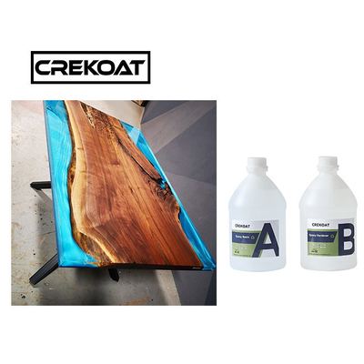 Nhựa Epoxy thủy tinh lỏng trong suốt pha lê cho đúc bàn sông