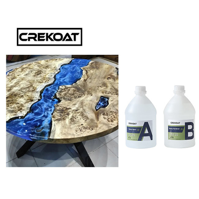 Nhựa Epoxy 2 gallon không bắt lửa để đúc bàn sông Bar Tops Tự khử khí