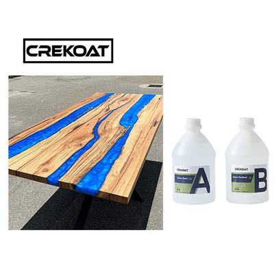 Nhựa Epoxy thủy tinh lỏng trong suốt pha lê cho đúc bàn sông