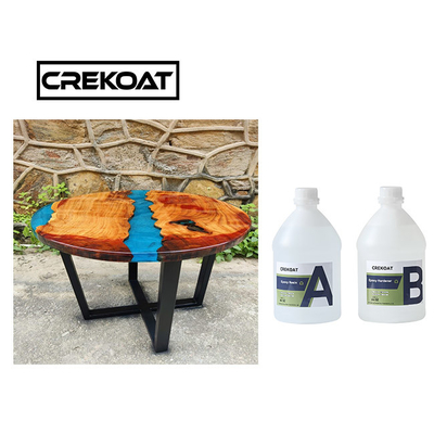 Bàn tự san phẳng có thể đổ nhựa Epoxy nhựa hai phần trong suốt