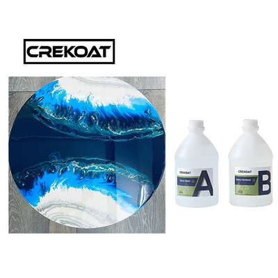 Bàn tự san phẳng có thể đổ nhựa Epoxy nhựa hai phần trong suốt