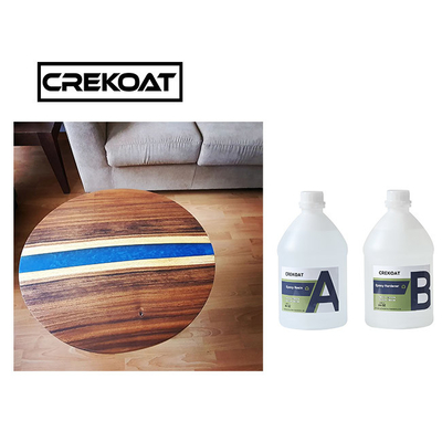 Khối lượng lớn Làm khô nhanh Bàn nhựa Epoxy hàng đầu Tác phẩm nghệ thuật Epoxy lỏng