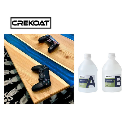 Thời gian bảo dưỡng chậm Đổ nhựa Epoxy sâu cho khuôn mặt bàn Gỗ