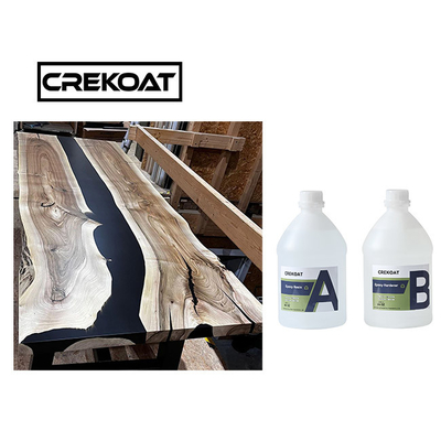 Thời gian bảo dưỡng chậm Đổ nhựa Epoxy sâu cho khuôn mặt bàn Gỗ
