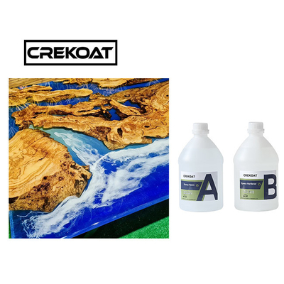Thời gian bảo dưỡng chậm Đổ nhựa Epoxy sâu cho khuôn mặt bàn Gỗ